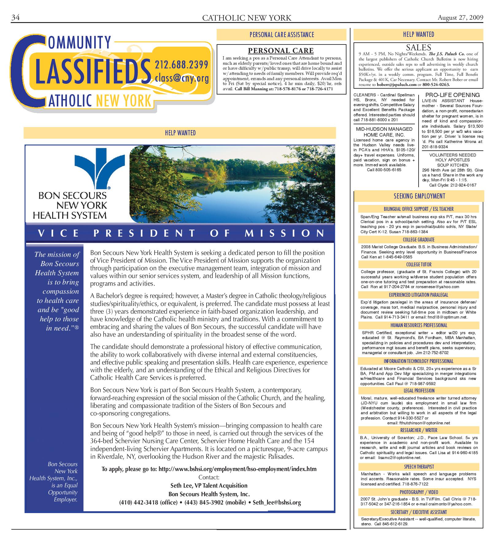 Classifieds 2009 - Page 1