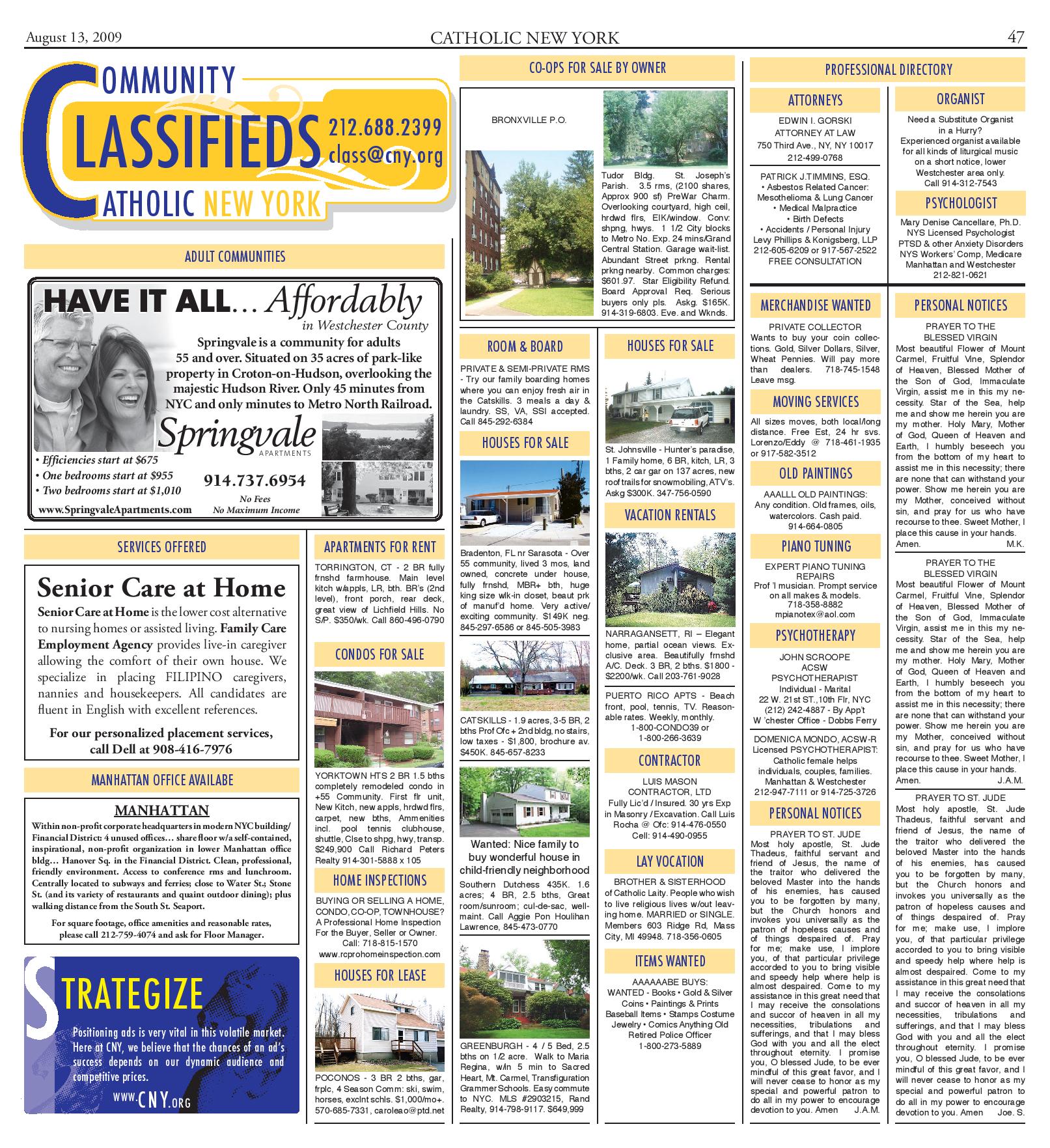 Classifieds 2009 - Page 4