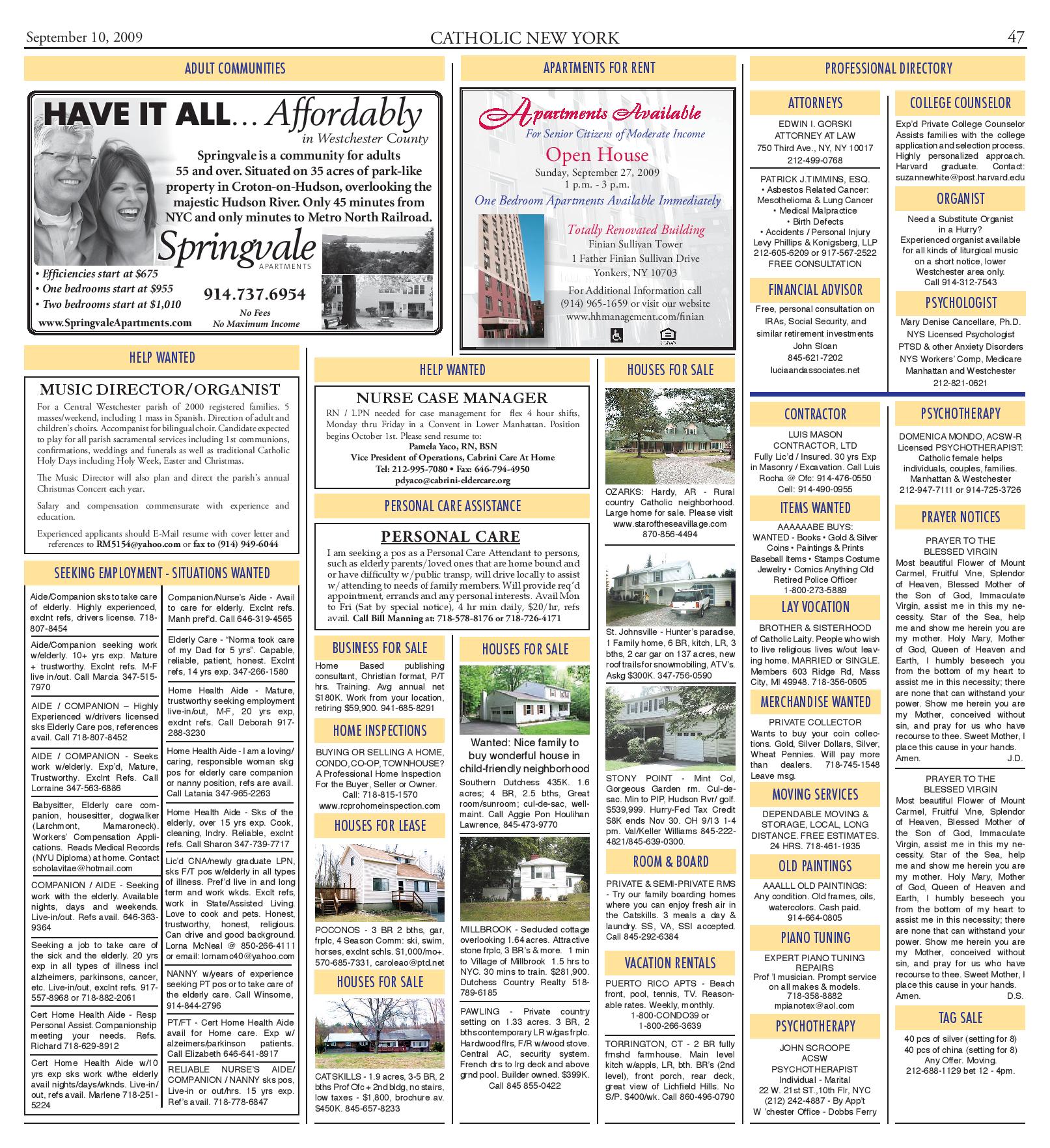 Classifieds 2009 - Page 6