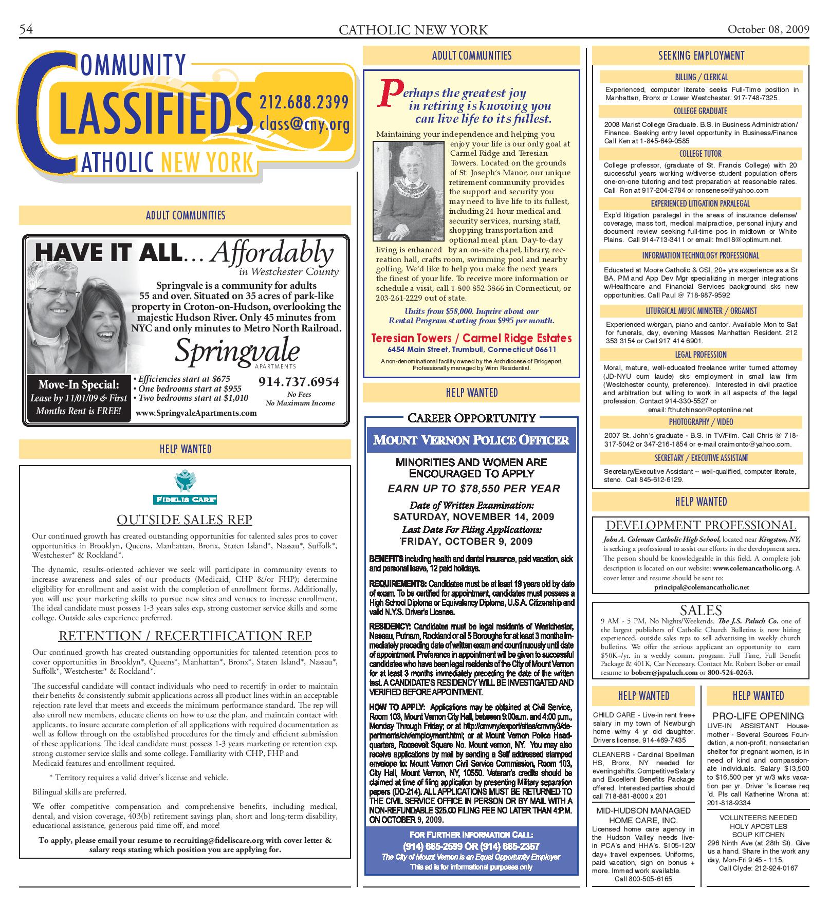 Classifieds 2009 - Page 7