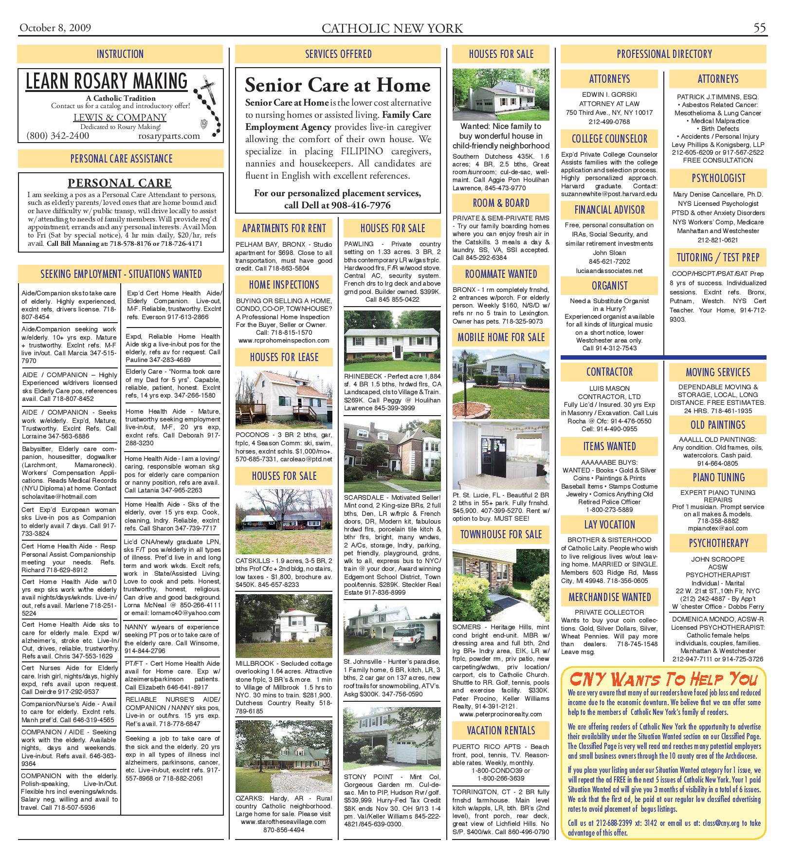Classifieds 2009 - Page 8