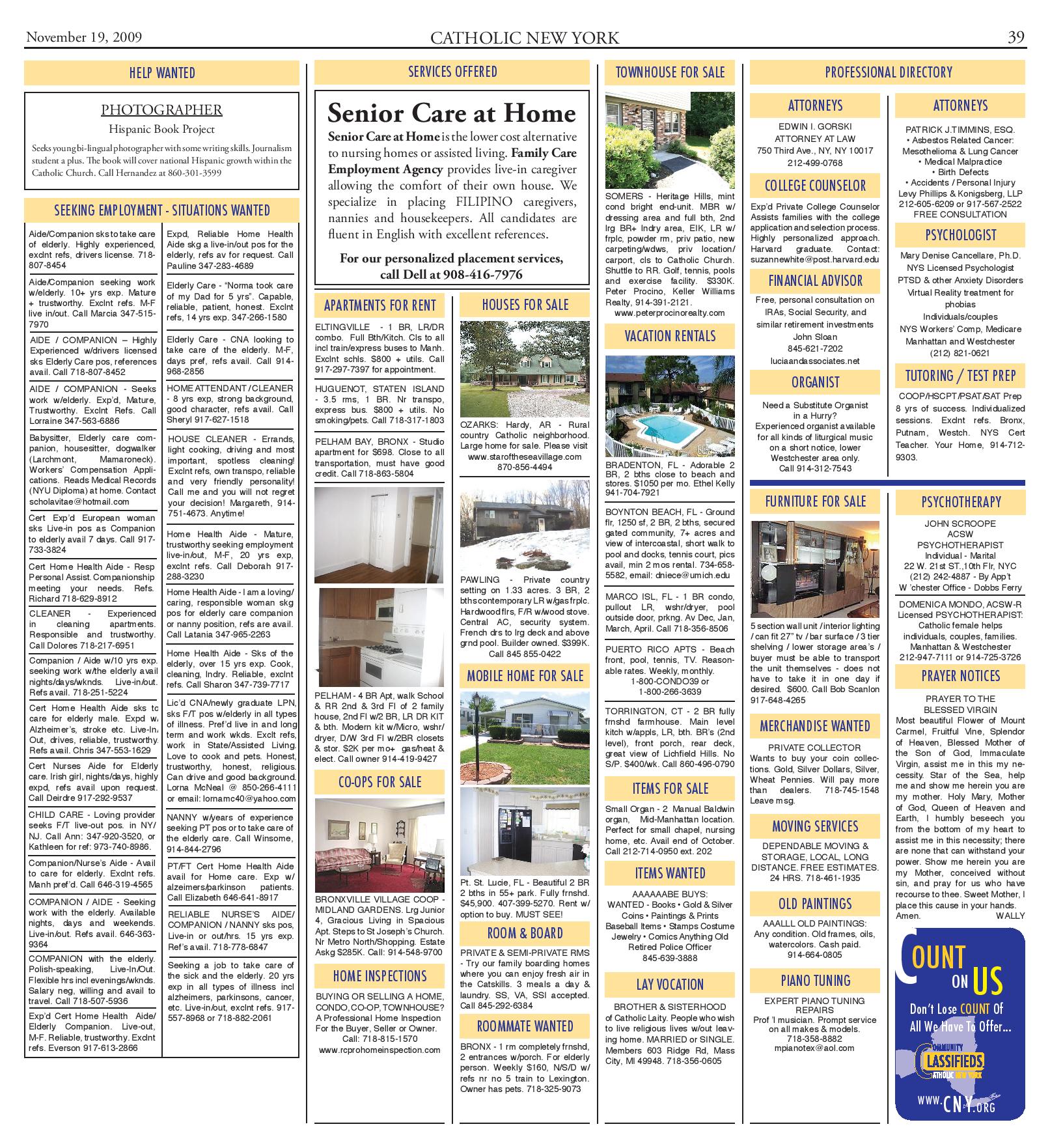 Classifieds 2009 - Page 10