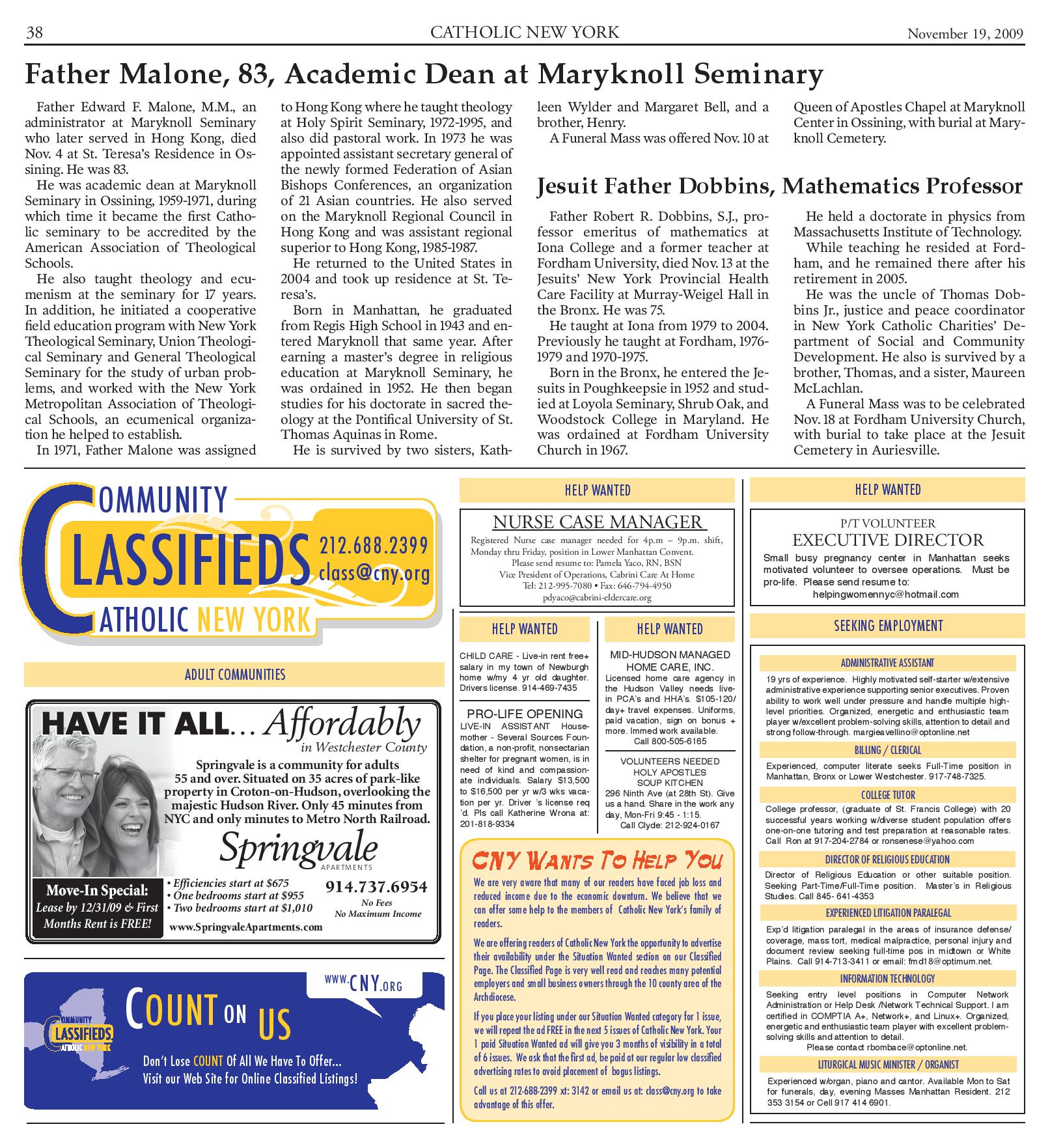 Classifieds 2009 - Page 11