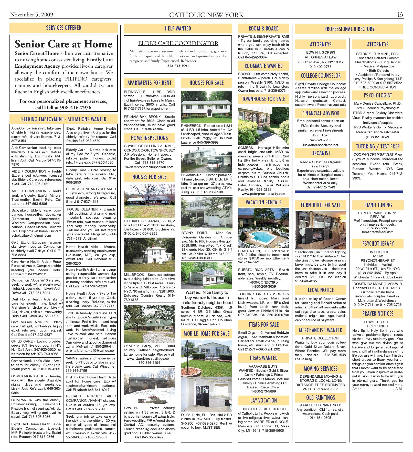 Classifieds 2009 - Page 12