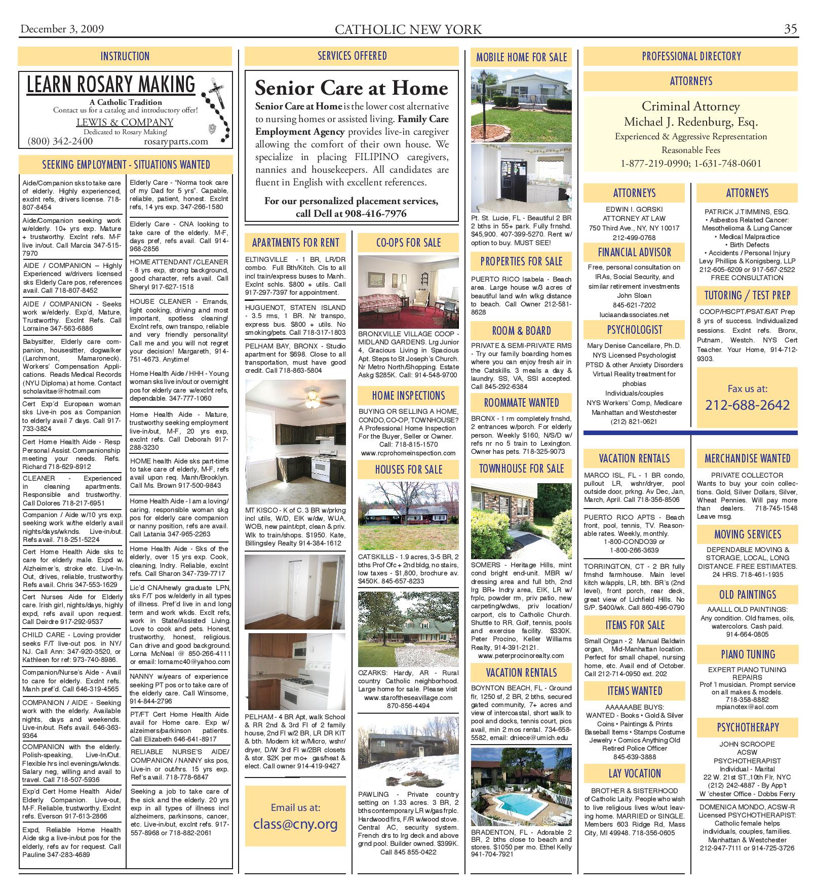 Classifieds 2009 - Page 14