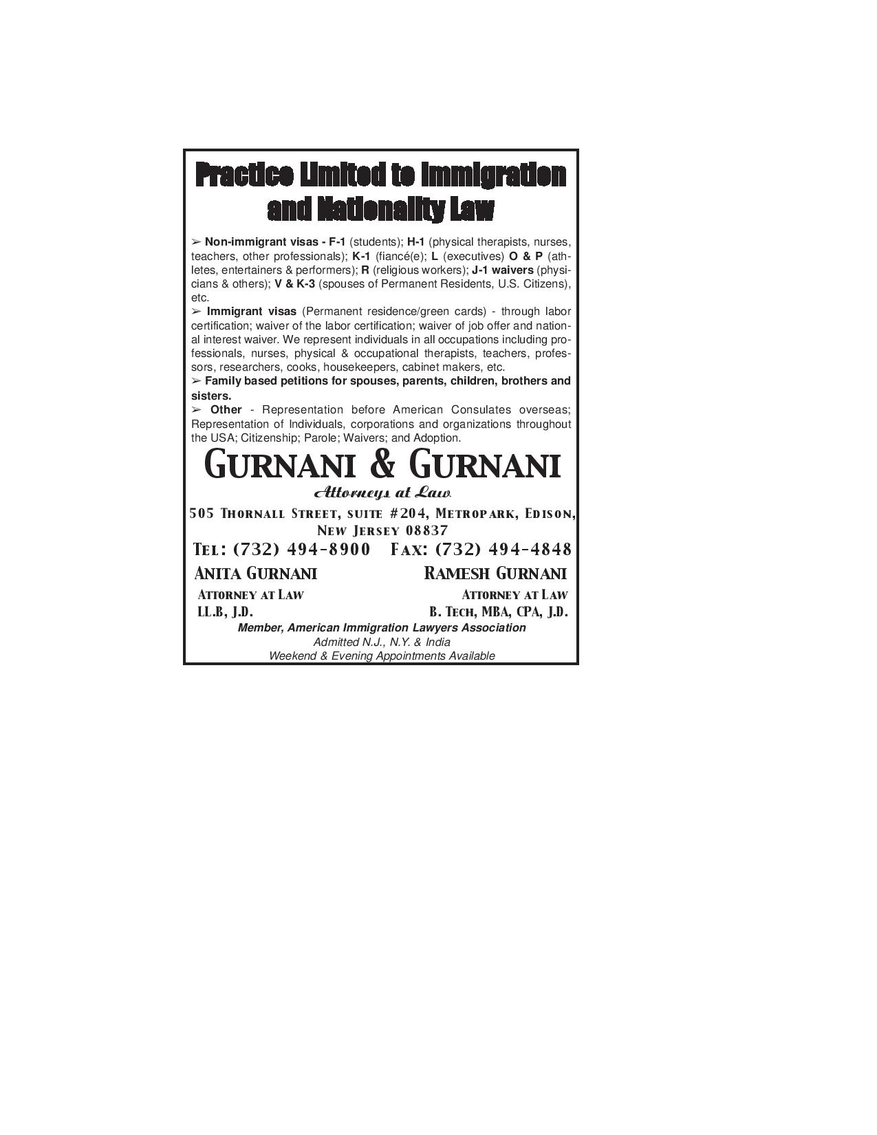 Gurnani & Gurnani Attorneys