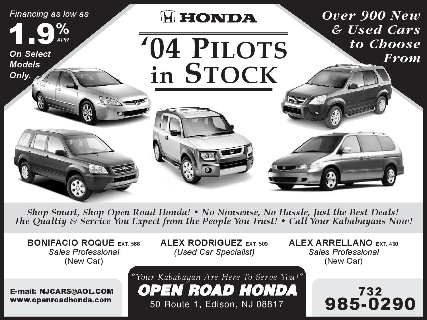 Open Road Honda